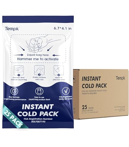 Amazon.com: First Aid Only Z6005 Instant Cold Compress, 4 x 5, 1